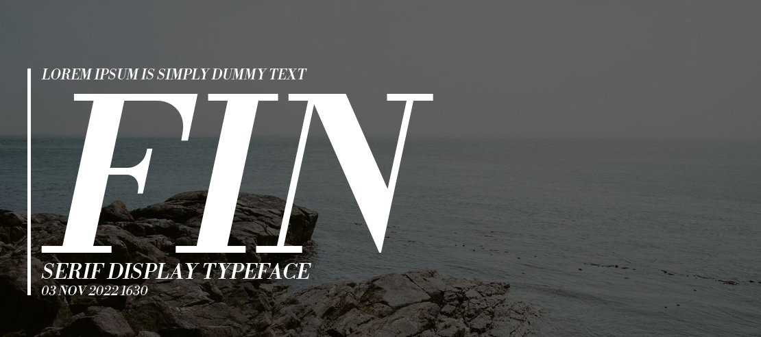 Fin Serif Display Font