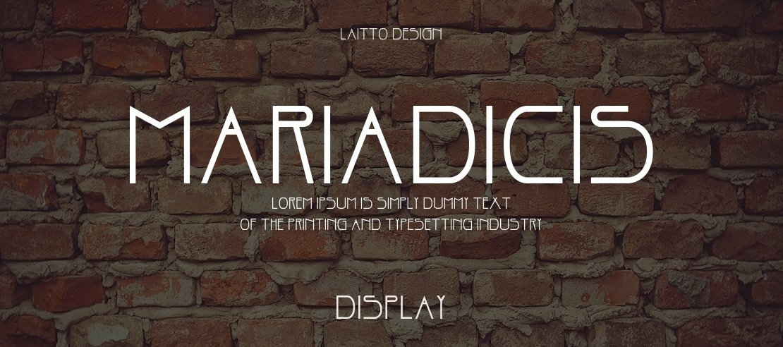 Mariadicis Font