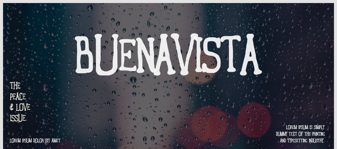 Buenavista Font