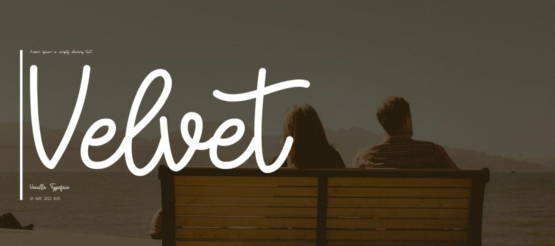 Velvet Vanilla Font