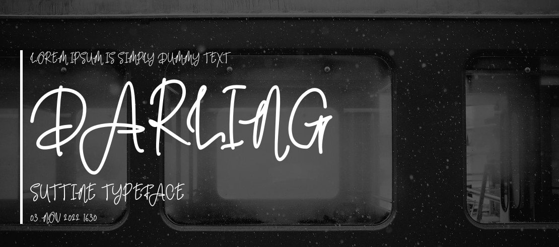 Darling Suttine Font