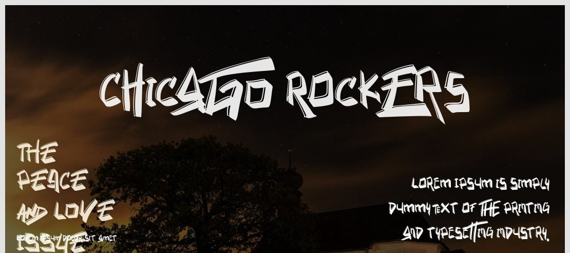 Chicago Rockers Font