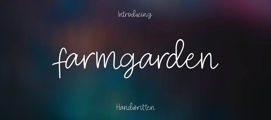 farmgarden Font