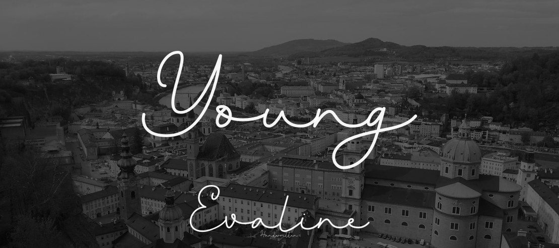 Young Evaline Font