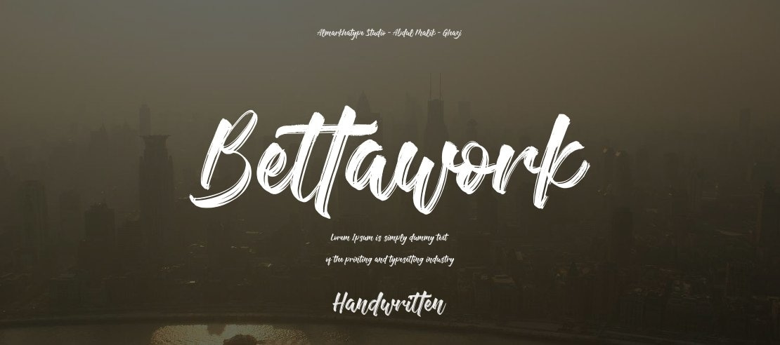 Bettawork Font