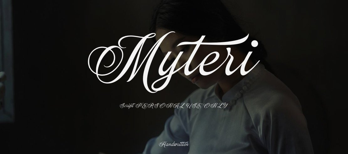 Myteri Script PERSONAL USE ONLY Font Family