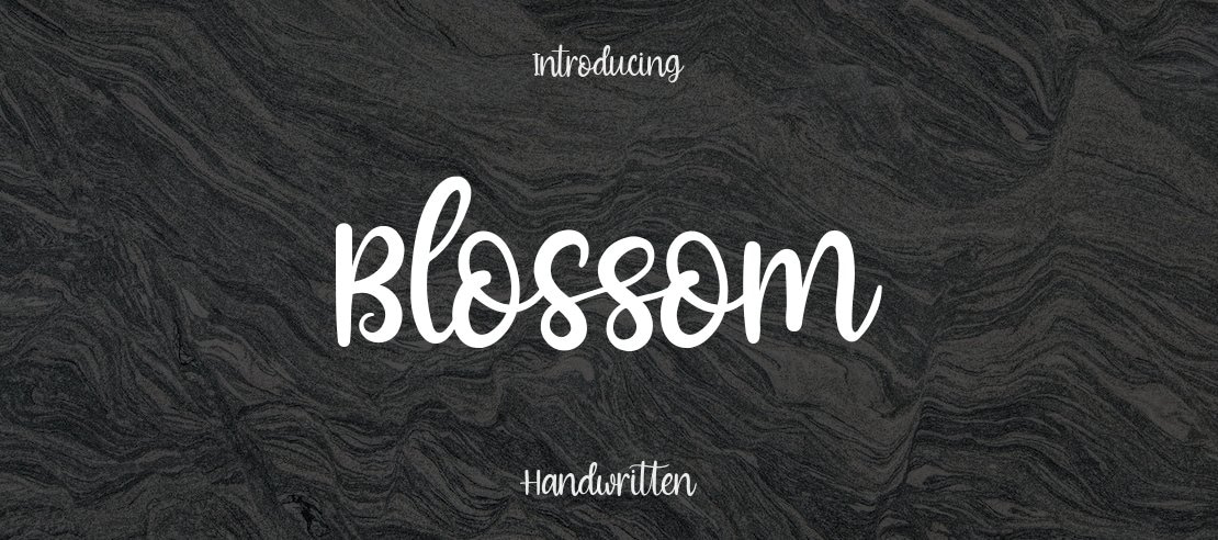 Blossom Font Family