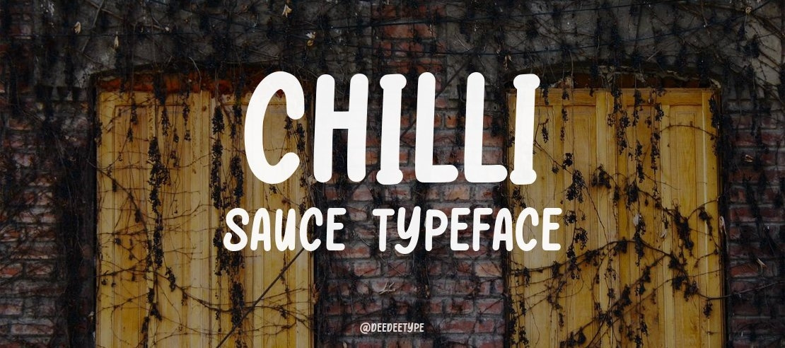 Chilli Sauce Font