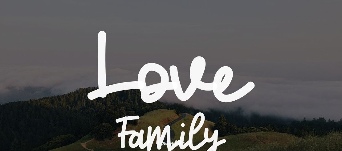 Love Family Font