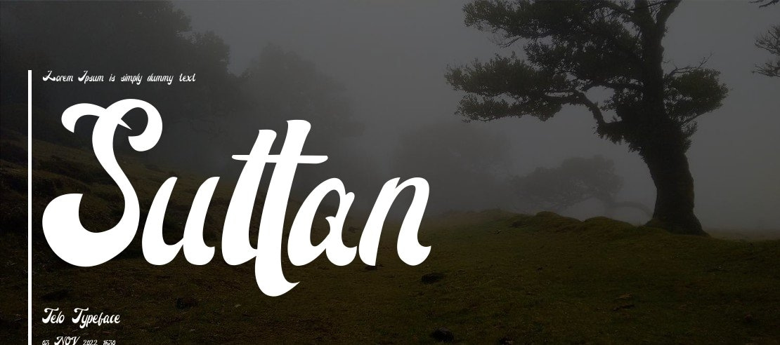 Suttan Telo Font