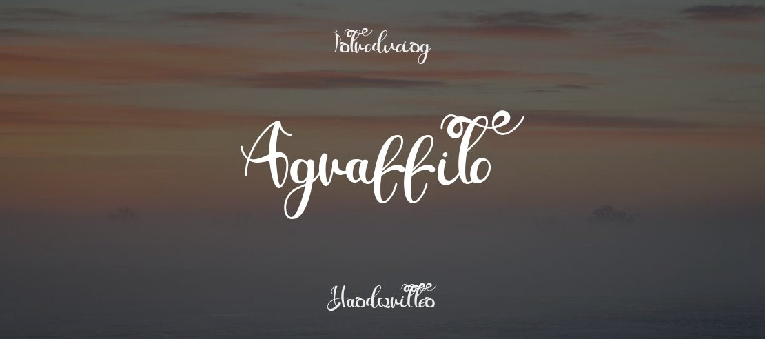 Agraffito Font