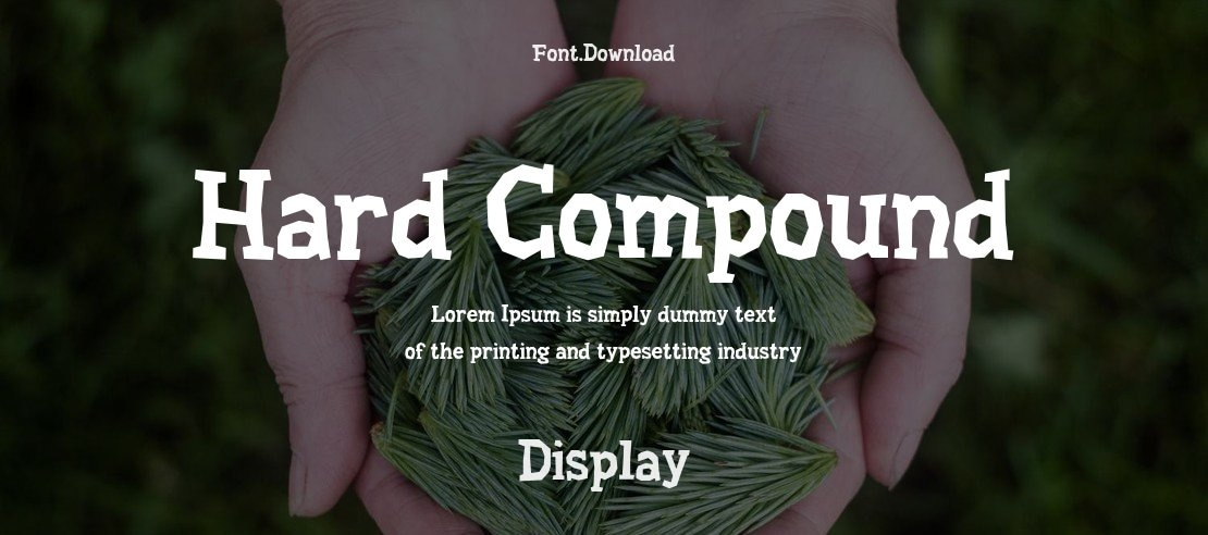 Hard Compound Font