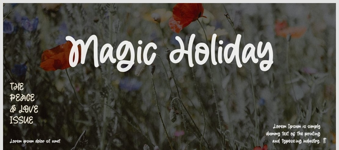 Magic Holiday Font