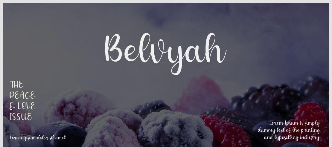 Belvyah Font