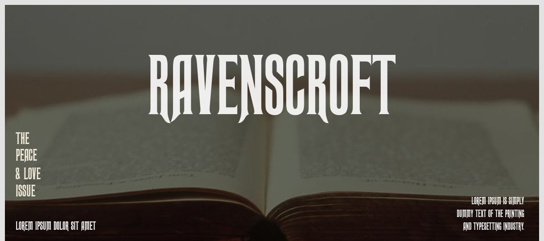 Ravenscroft Font