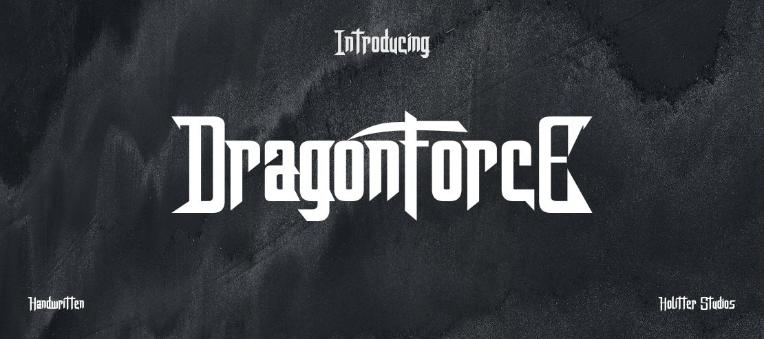 DragonForcE Font