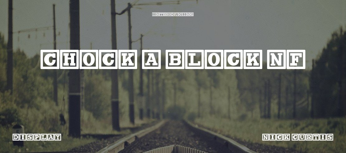 Chock A Block NF Font