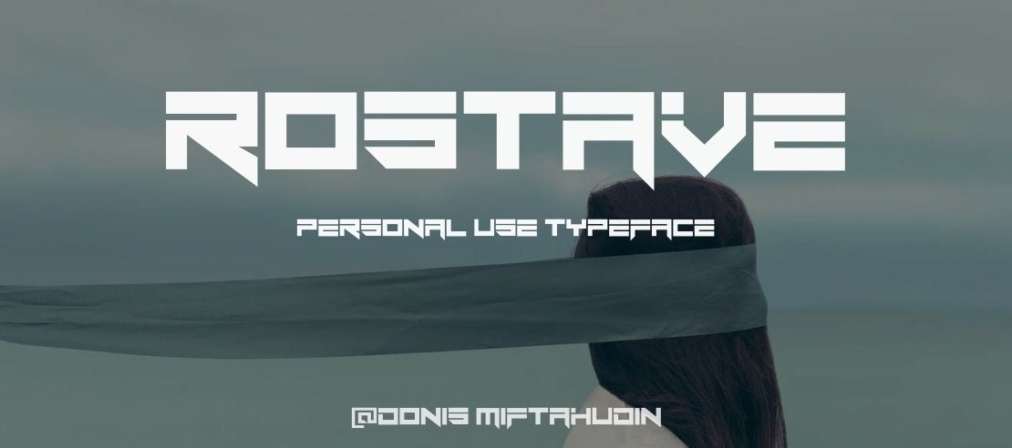 Rostave Personal Use Font