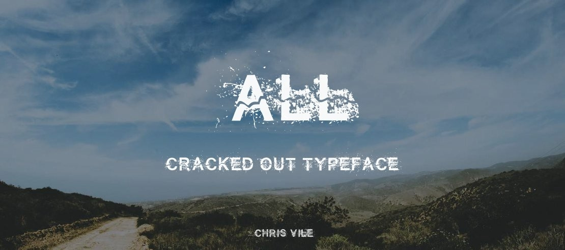 All Cracked Out Font