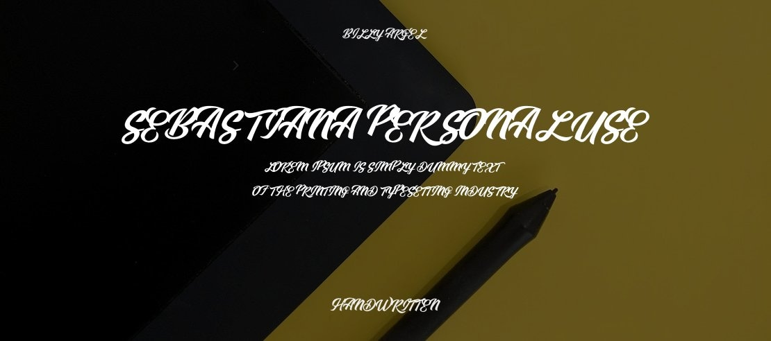 Sebastiana personal use Font