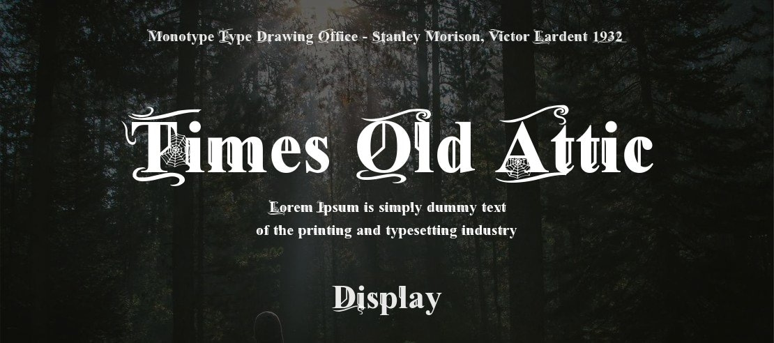 Times Old Attic Font