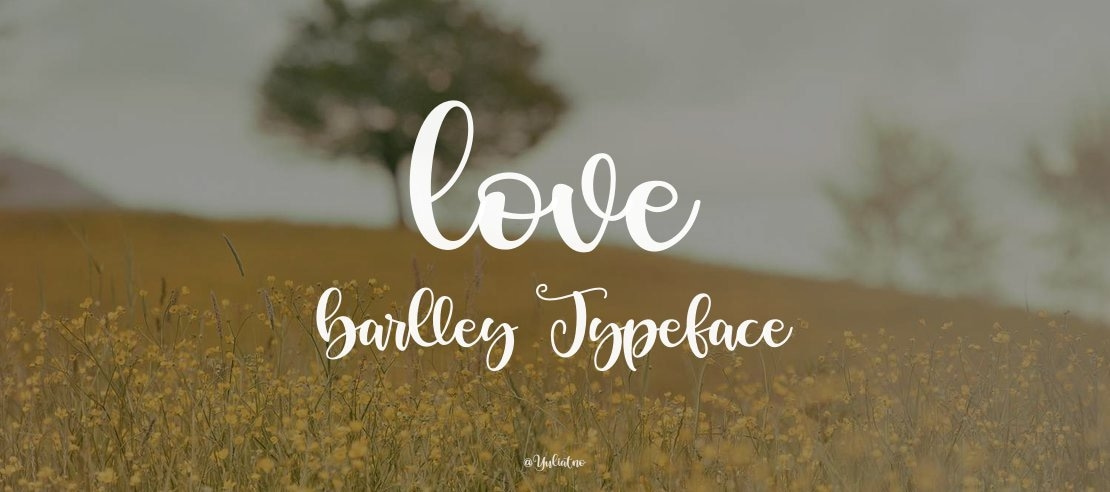 love barlley Font