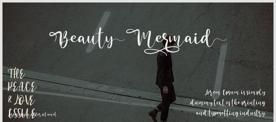 BeautyMermaid Font Family