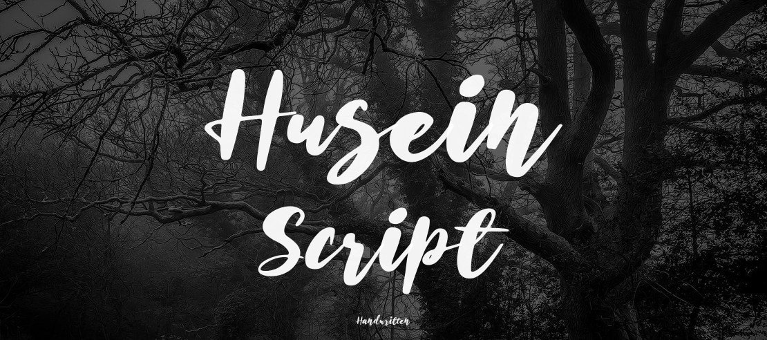 Husein Script Font Family