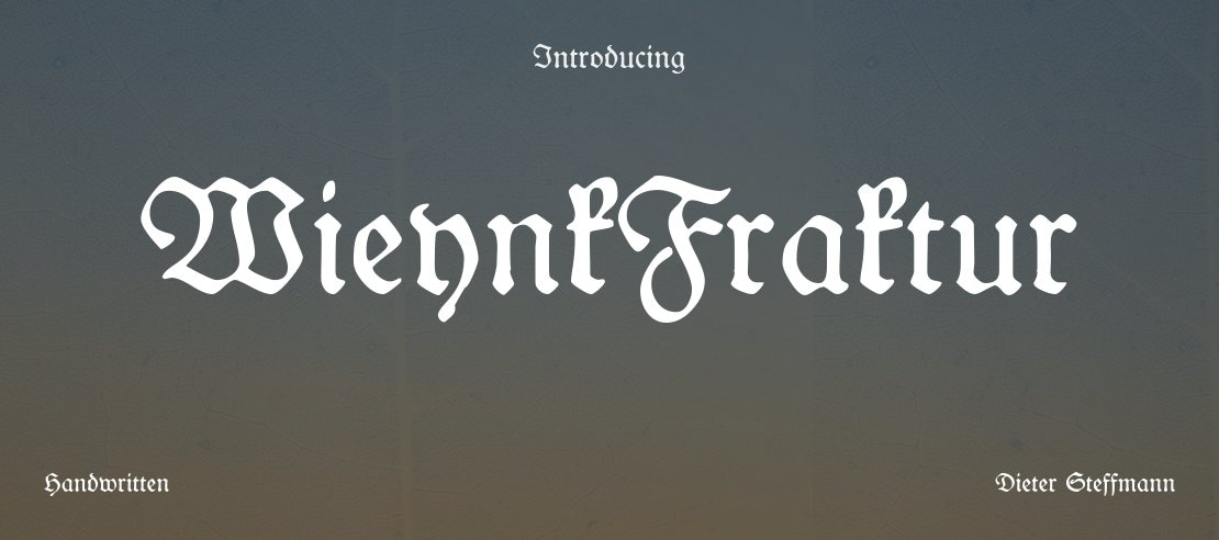 WieynkFraktur Font Family