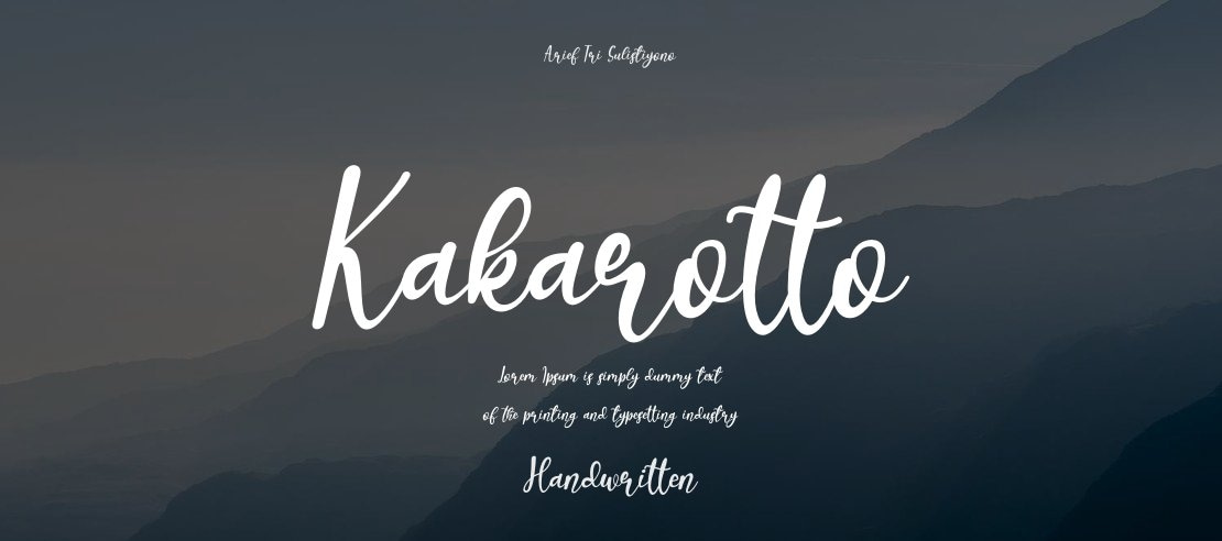 Kakarotto Font