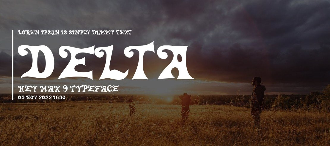 Delta Hey Max 9 Font