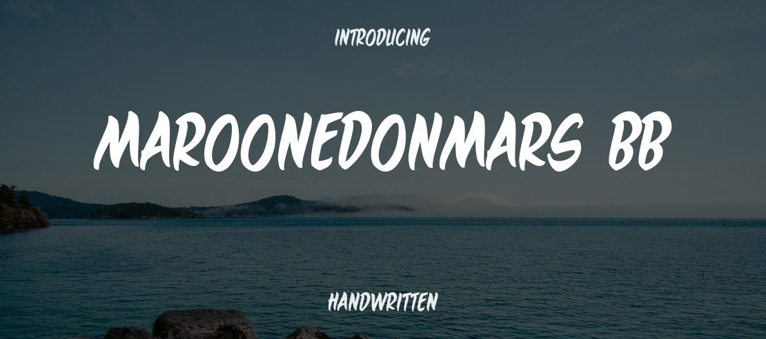 MaroonedOnMars BB Font