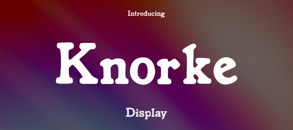 Knorke Font