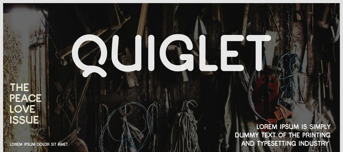 Quiglet Font