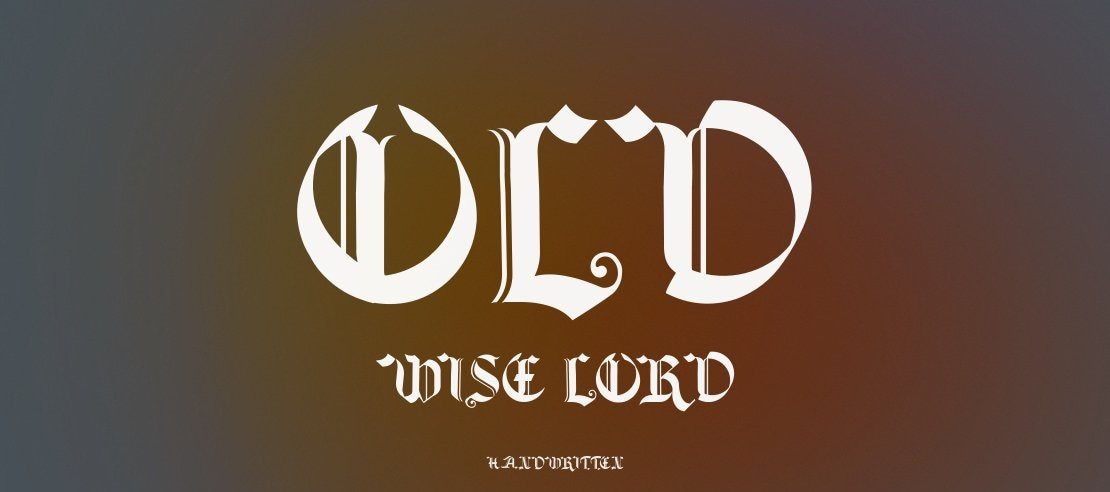 Old Wise Lord Font