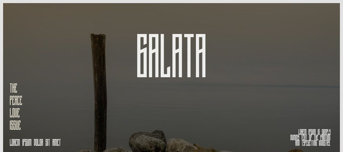 Galata Font Family