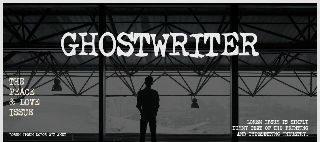 Ghostwriter Font