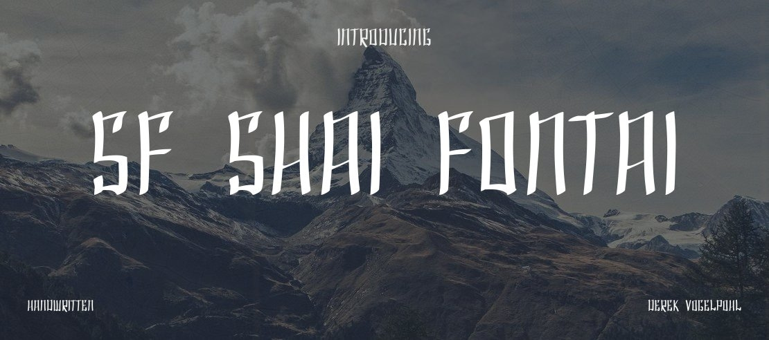 SF Shai Fontai Font Family