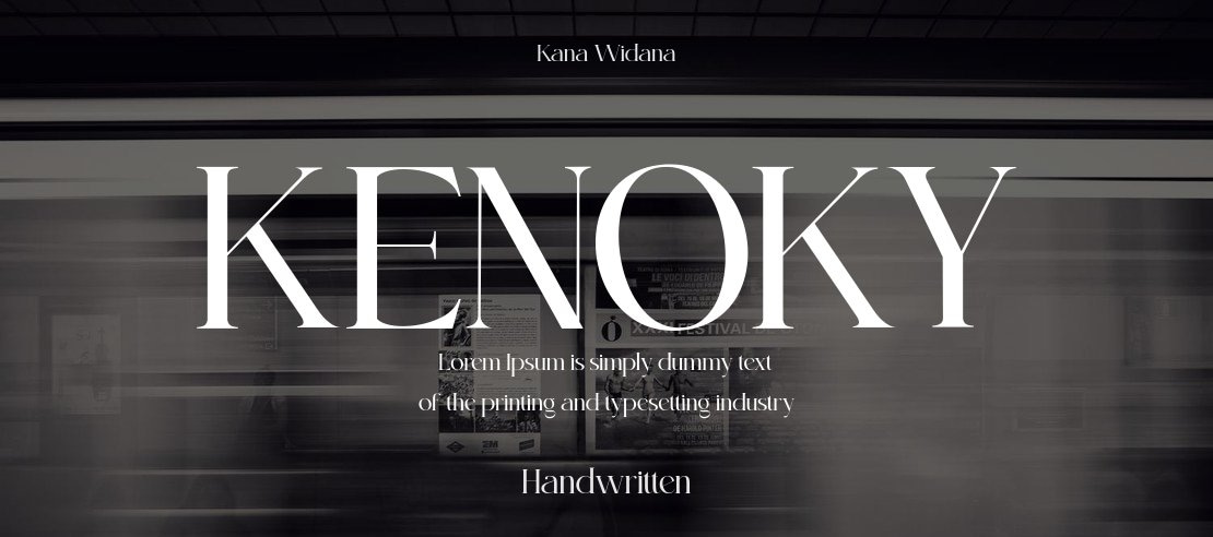 KENOKY Font