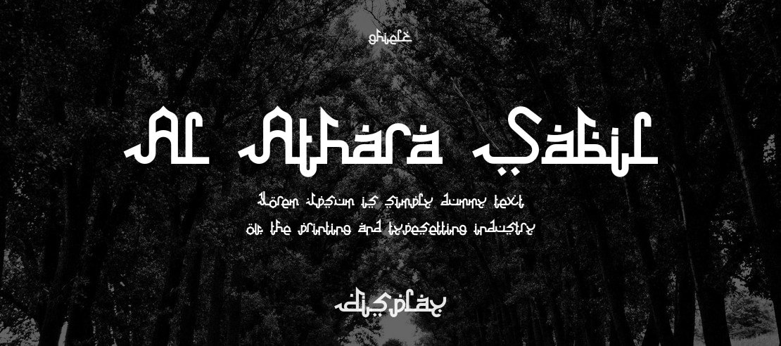 Al Athara Sabil Font