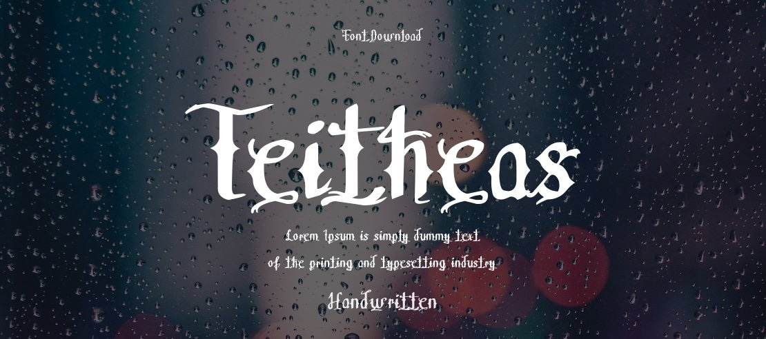 Teitheas Font