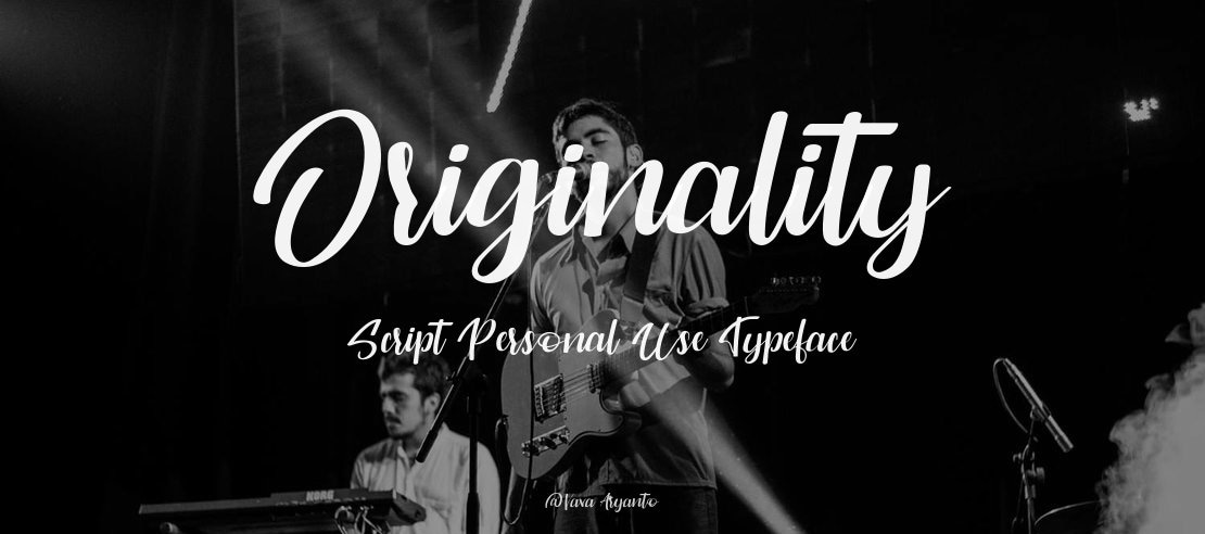 Originality Script Personal Use Font