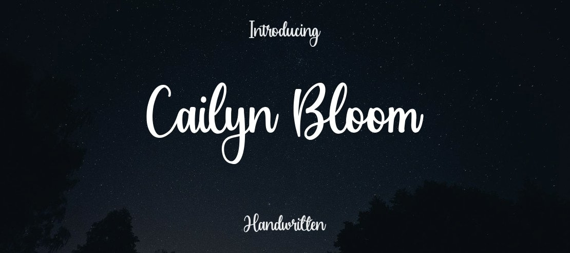 Cailyn Bloom Font