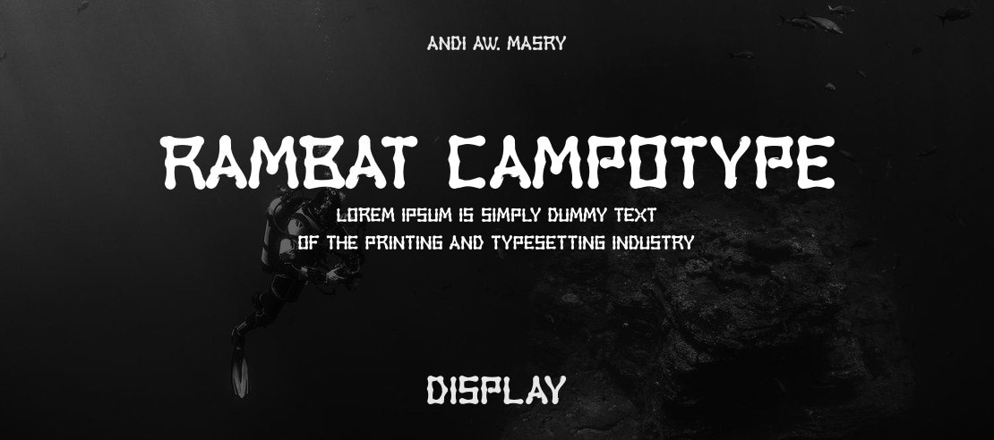 Rambat Campotype Font