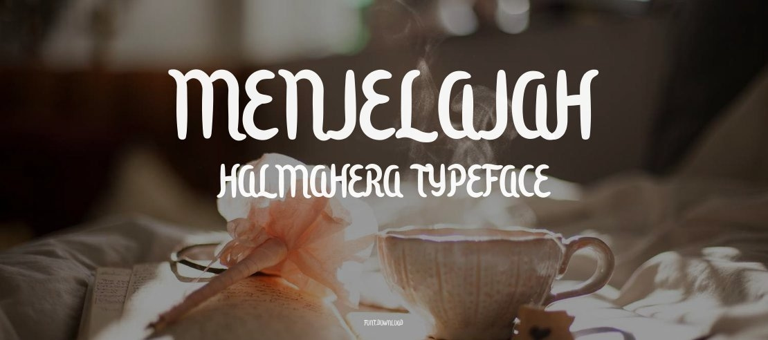 Menjelajah Halmahera Font