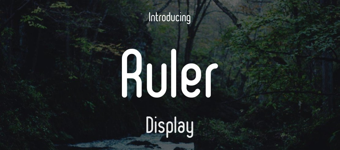 Ruler Font Family