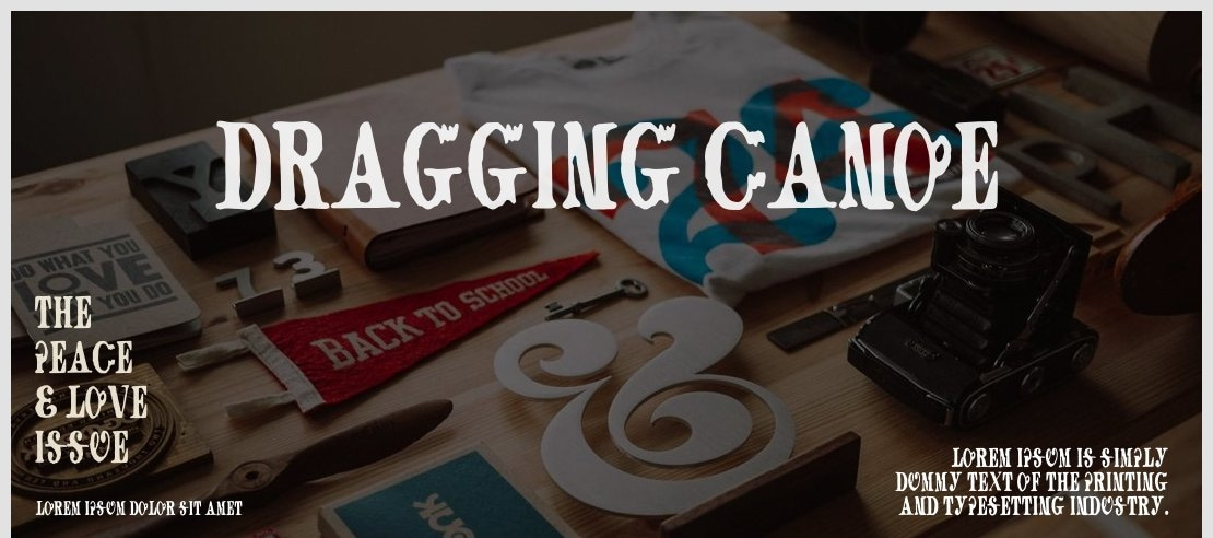 Dragging Canoe Font