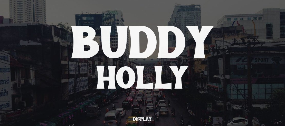 BUDDY HOLLY Font