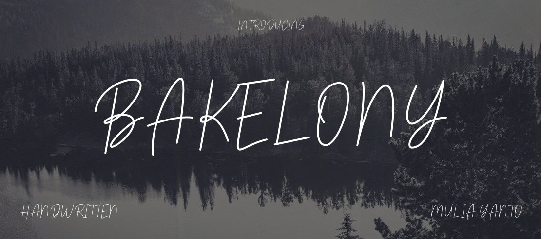 Bakelony Font