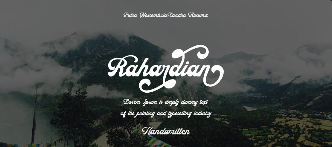 Rahardian Font